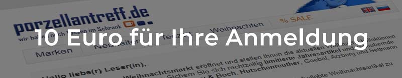 10 Euro für Ihre Anmeldung