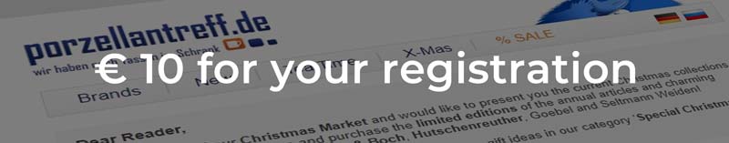 Porzellantreff - Newsletter