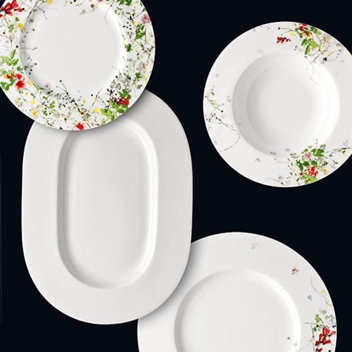 Porcellana , Servizio tè 5 pezzi, Brillance Bone China Grand Air