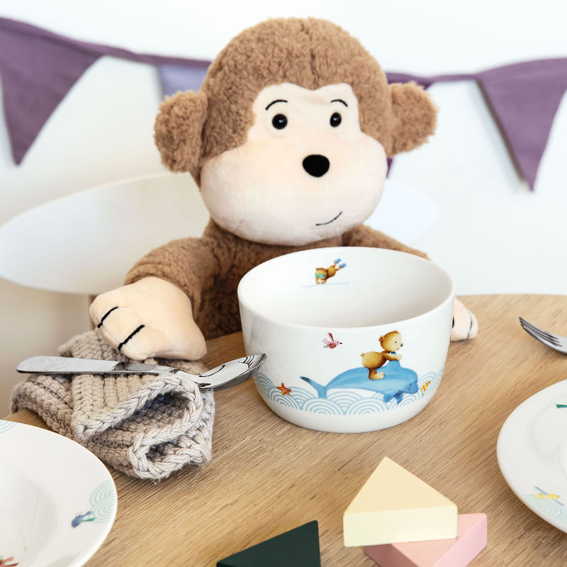 440 milliliters Porcelain Villeroy & Boch Happy as a Bear Ciotola per Cereali 