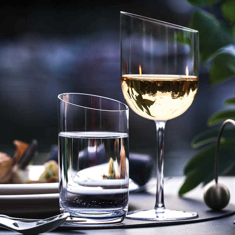 Rode Wijnglas Villeroy & Boch NewMoon 405 ml (Set van 4) | Stijlvol in Huis