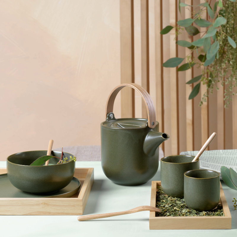 ASA SELECTION, Théière avec poignée en bois Coppa 1l (Nori