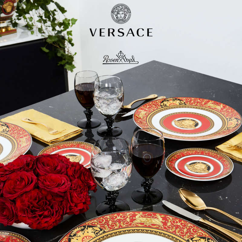 Rosenthal Versace Medusa Red Collection
