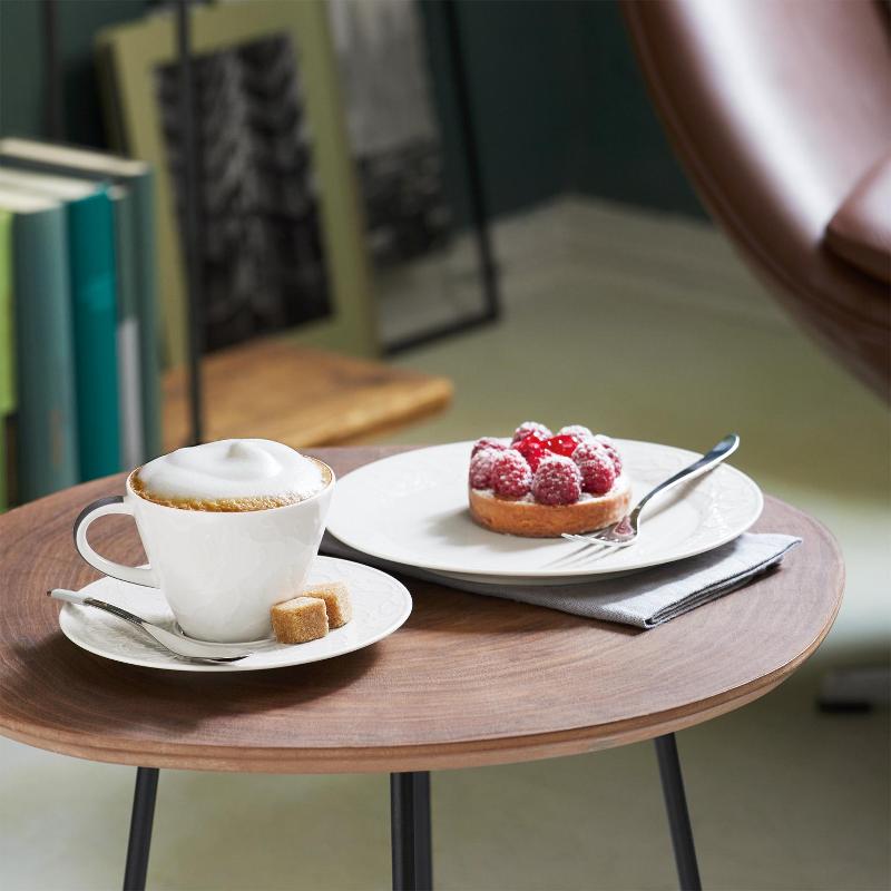 Grey Premium Porcelain Villeroy & Boch Club Floral Touch of Smoke Coffee Cup 220 ml High-Quality Grey Premium Porcelain Villeroy & Boch Club Floral Touch of Smoke Coffee Cup 220 ml High-Quality