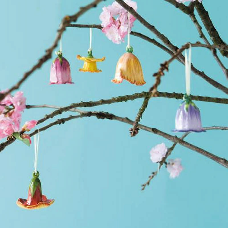 Villeroy & Boch Ostern Mini Flower Bells Osterglocken Narzissen Anhänger Top 