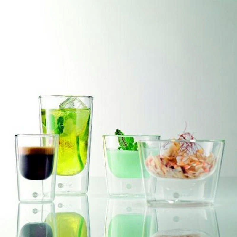 Jenaer Glas Gourmet Food /& Drinks Hot n Cool Becher Primo XL 2er Set 352 ml