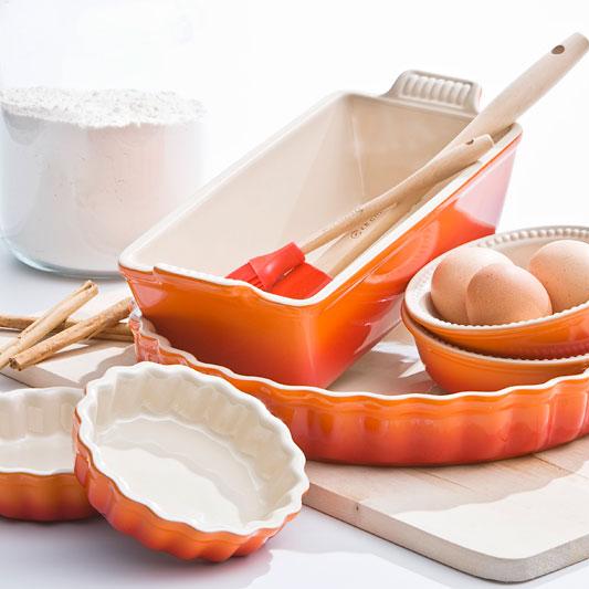 Le Creuset Pottery Fluted Flan Dish