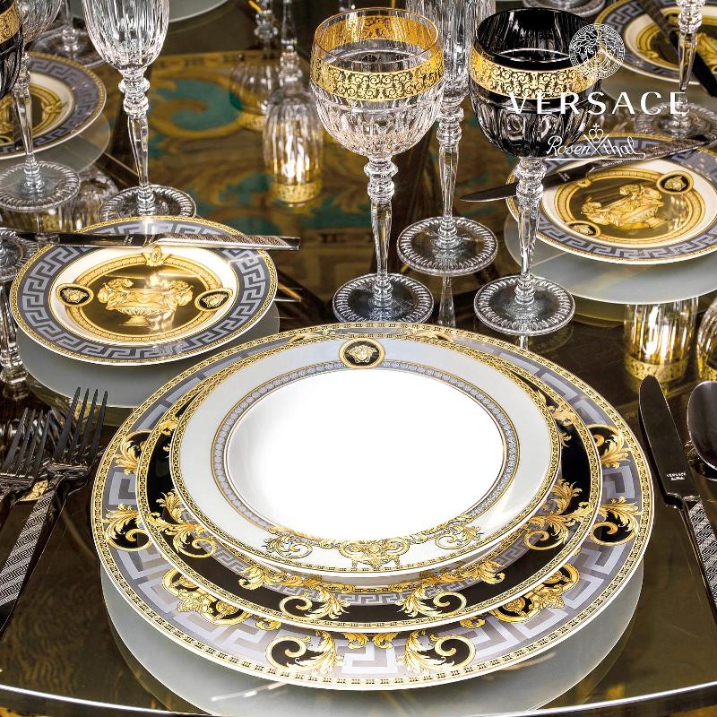 Buy Versace Rosenthal Porcelain Plate Collection. Luxury Table Online in  India 