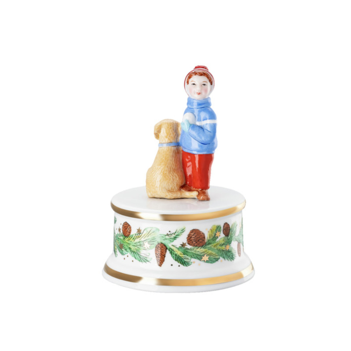 Hutschenreuther Weihnachtslieder Spieluhr 2025 - Alle Jahre Wieder 14cm Limitierte Edition