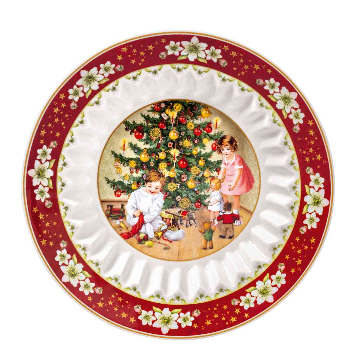Villeroy&Bochスノーマンオブジェ Villeroy & Boch Nostalgic Melody Snowman Rotating, White, 9