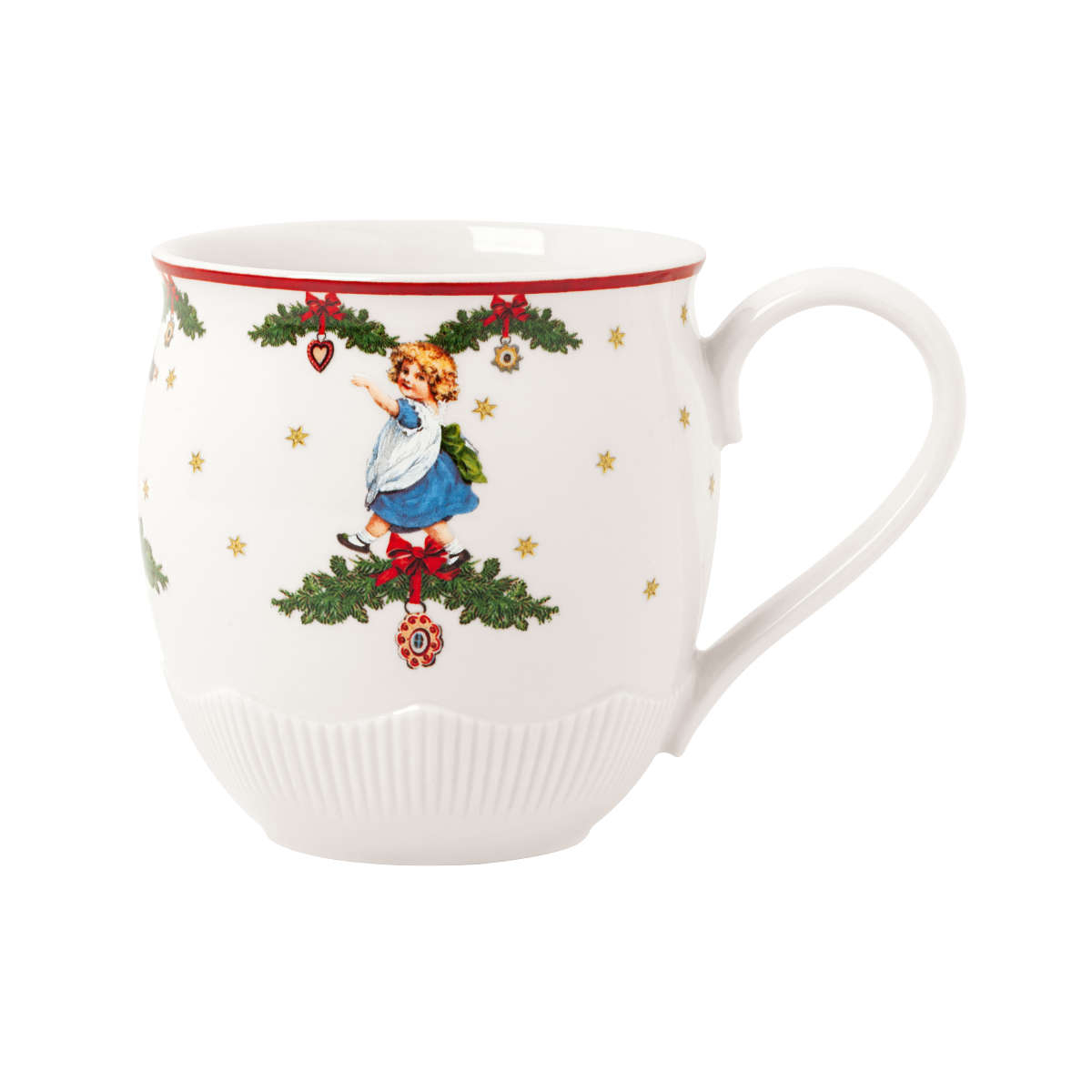 Villeroy&Bochスノーマンオブジェ Villeroy & Boch Nostalgic Melody Snowman Rotating, White, 9