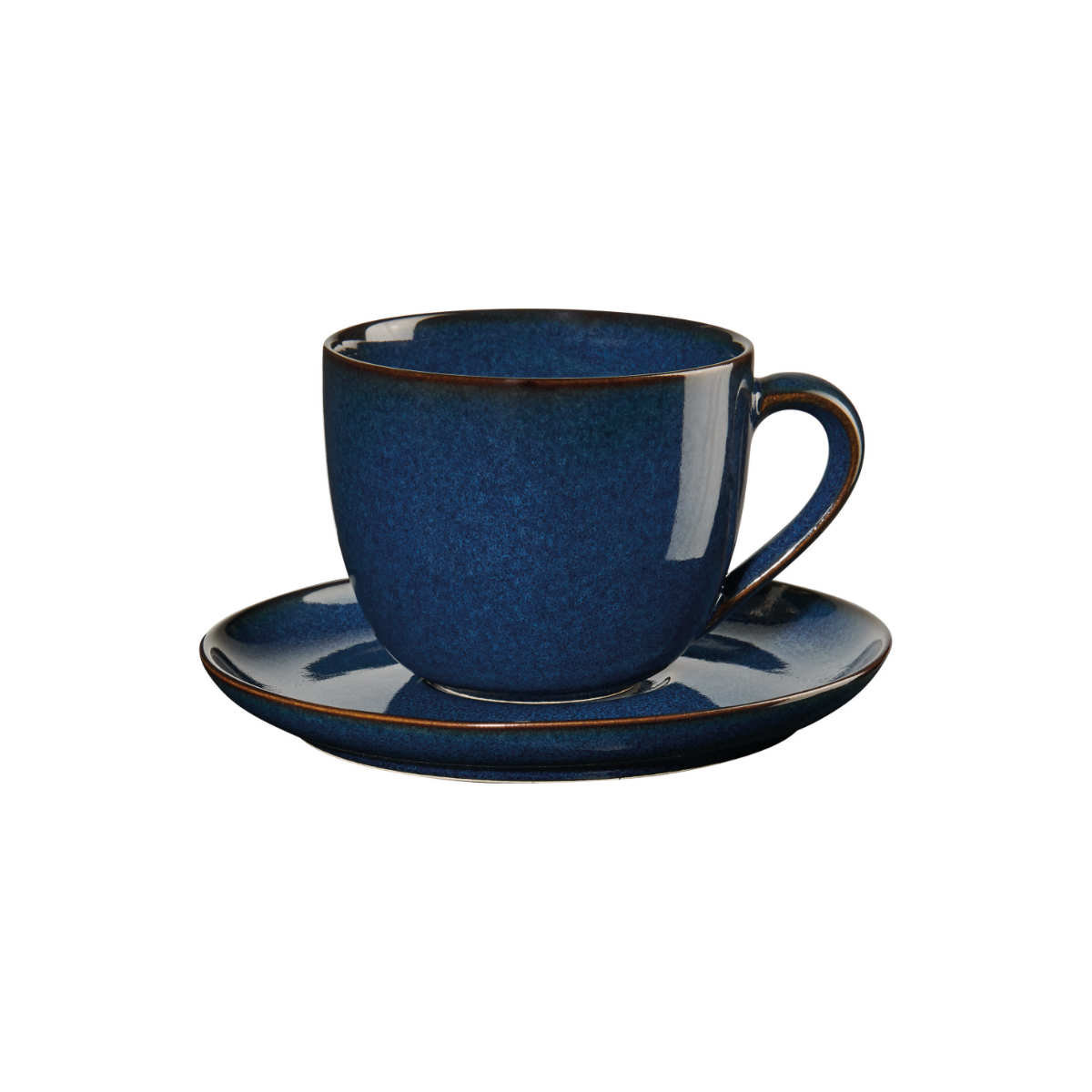 ASA Selection Saisons Cappuccinotasse mit unterteller, Midnight Blue