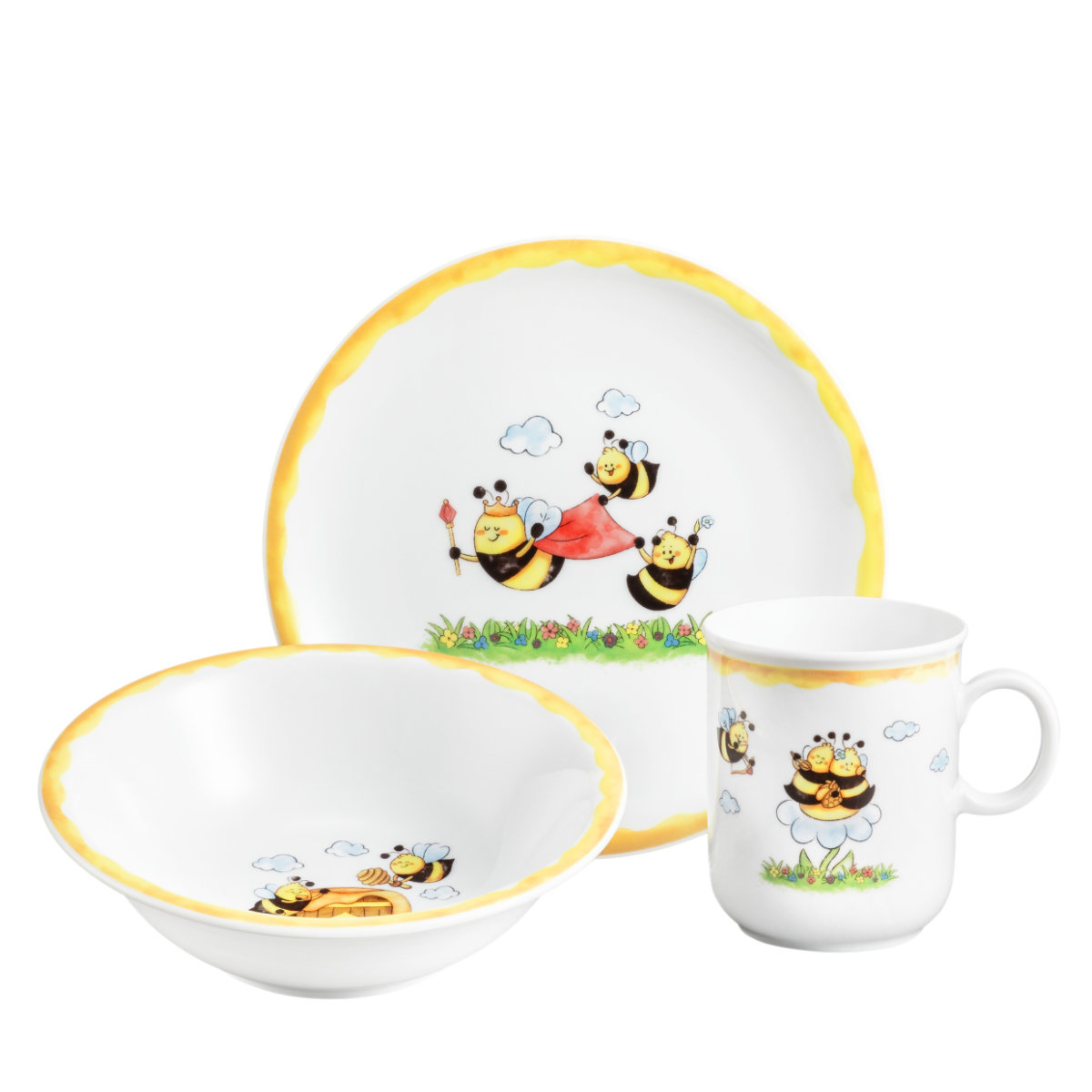 Seltmann Weiden Compact Kindersets 3-piece children's set Busy Bees