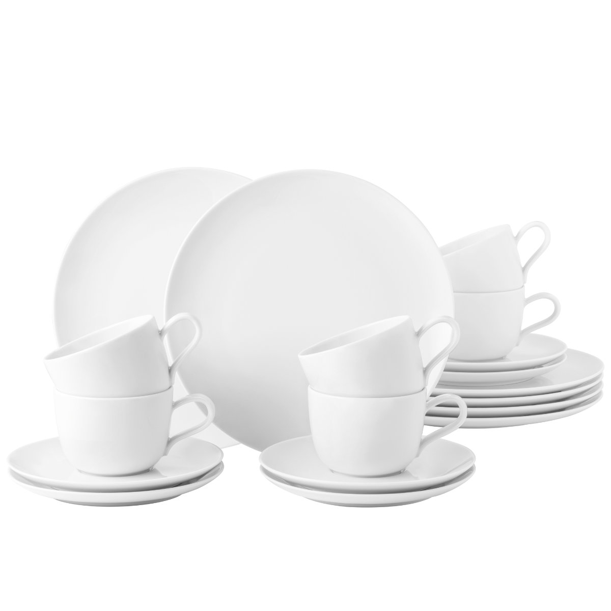 Seltmann Weiden Liberty Weiß Kaffee-Set 18-tlg. Liberty Weiß 001.764446