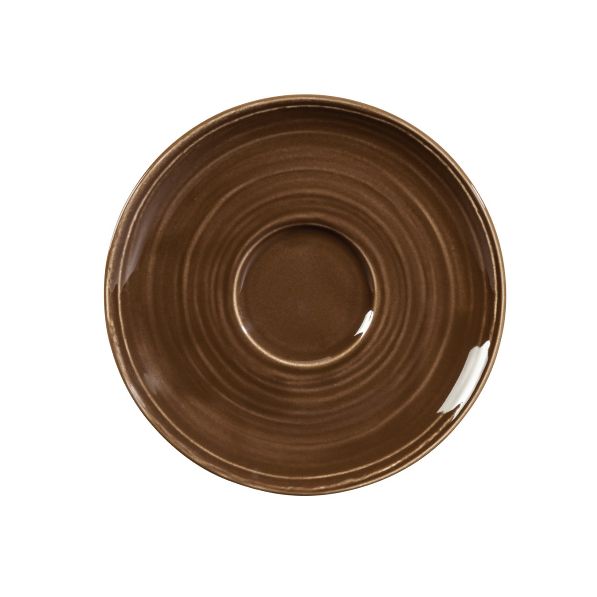 Seltmann Weiden Terra Erdbraun Kombi-Untertasse groß 16,5 cm
