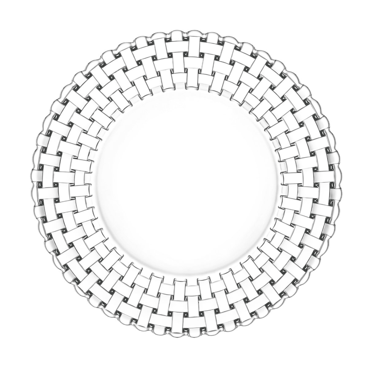 Nachtmann Bossa Nova Charger Plate / Large Plate Glass Set of 2 32 cm