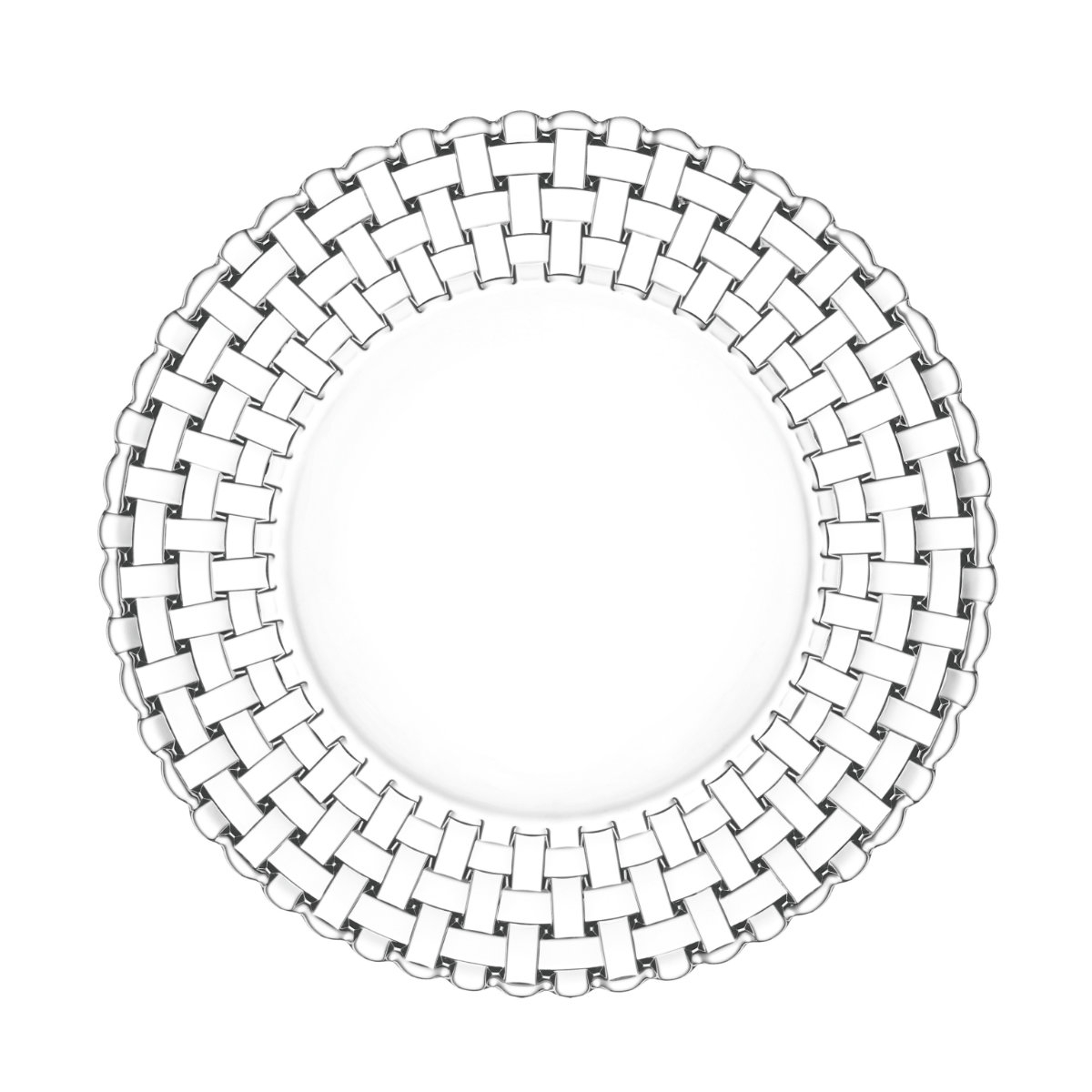 Nachtmann Bossa Nova Glass dinner plate set 2 pcs 27 cm