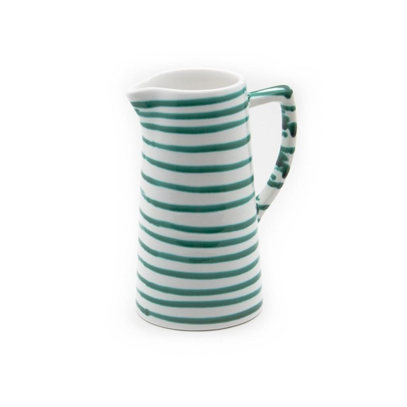 Gmundner Keramik Grüngeflammt Water jug 0.7 L / h: 16 cm