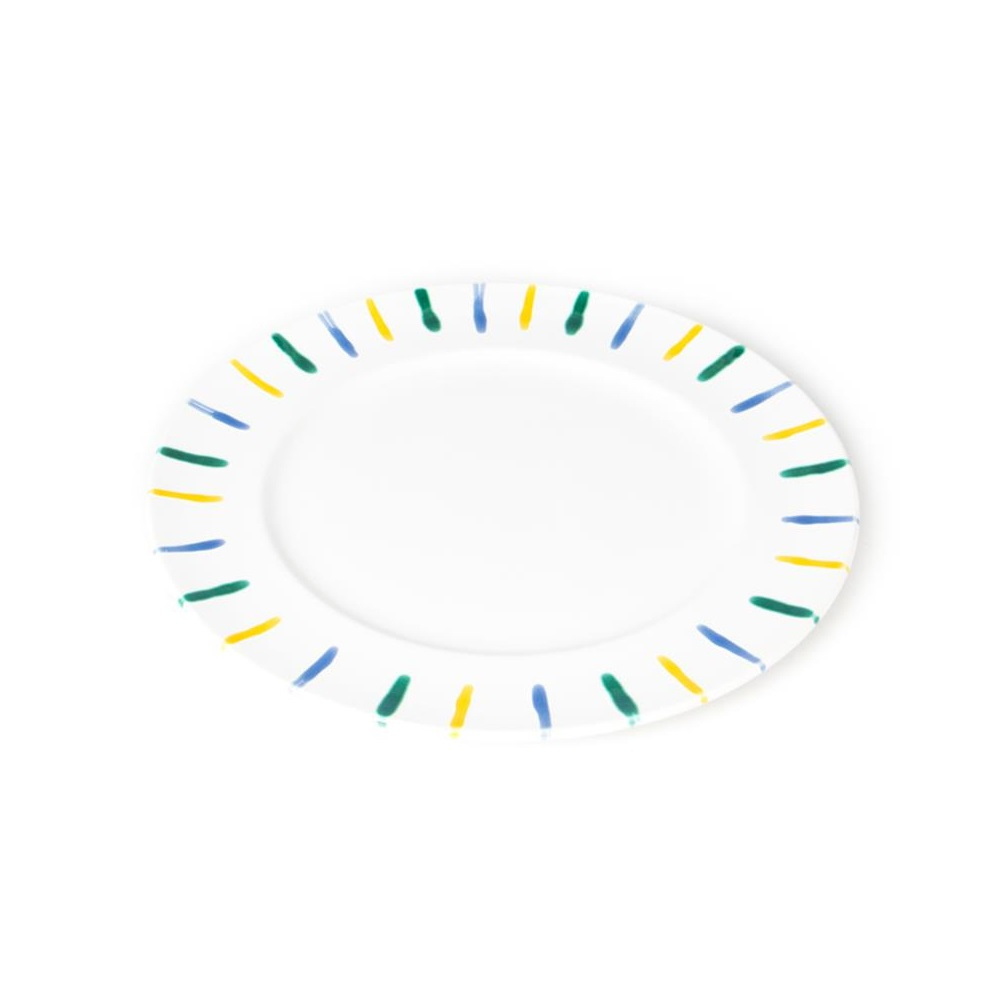 Gmundner Keramik Buntgeflammt Gourmet dinner plate d: 29 cm / h: 2.2 cm