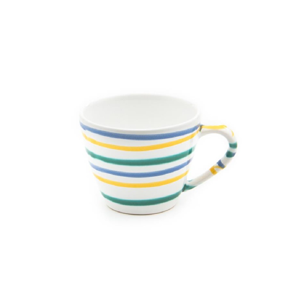 Gmundner Keramik Buntgeflammt Kaffee-Obertasse Gourmet 0,2 L / h: 7,5 cm