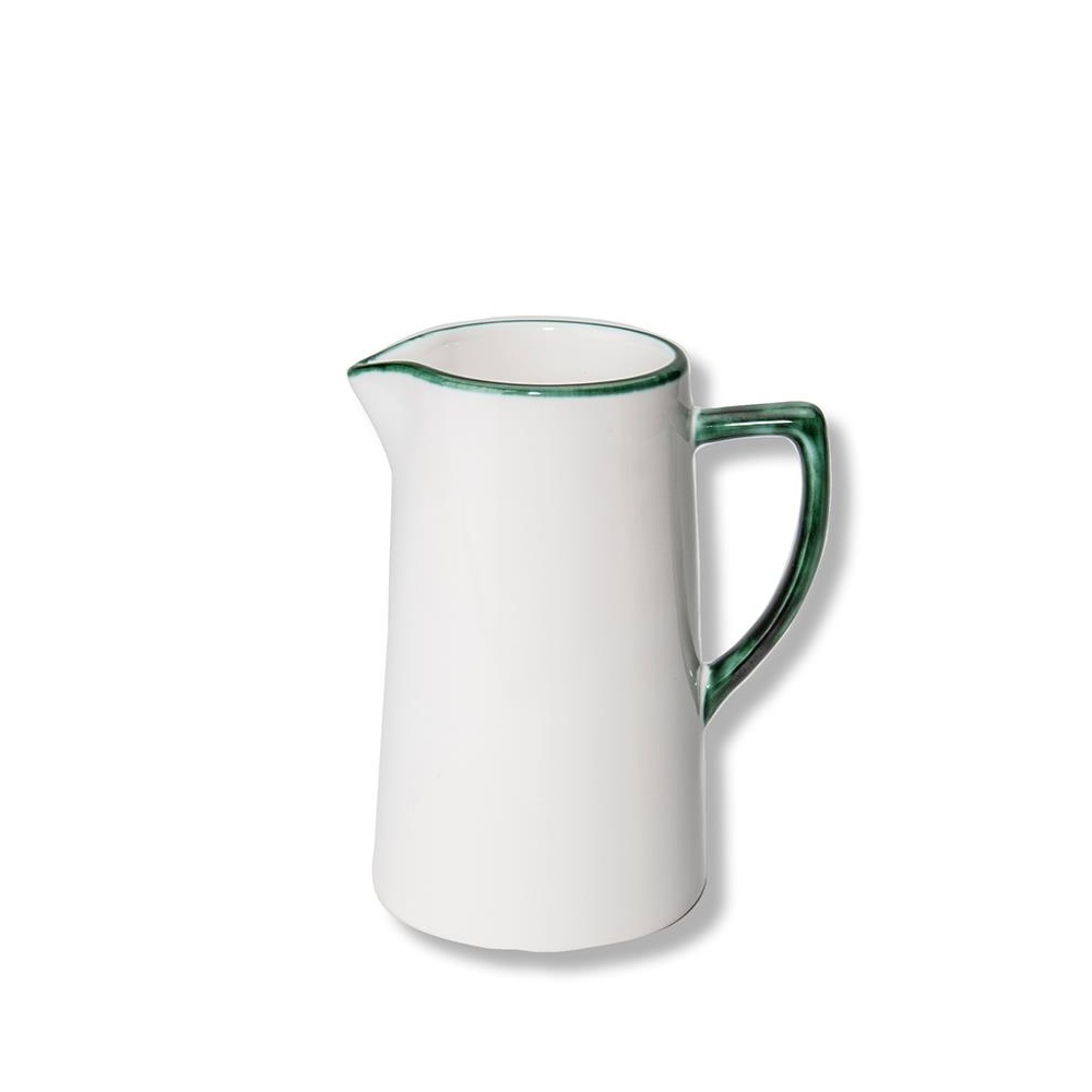 Gmundner Keramik Grüner Rand Water jug 0.7 L / h: 16 cm