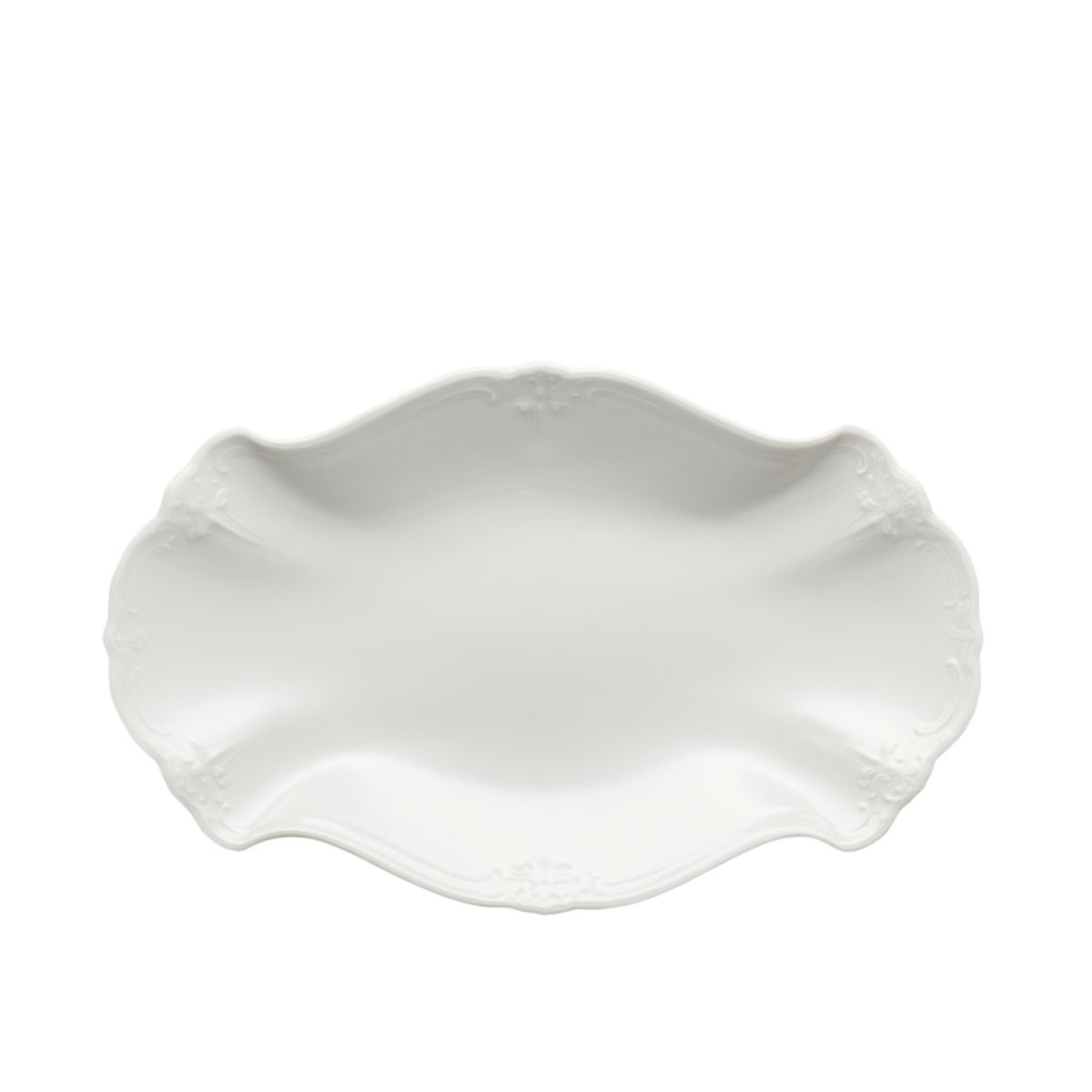 Hutschenreuther Baronesse Weiß Oval side plate 24 cm