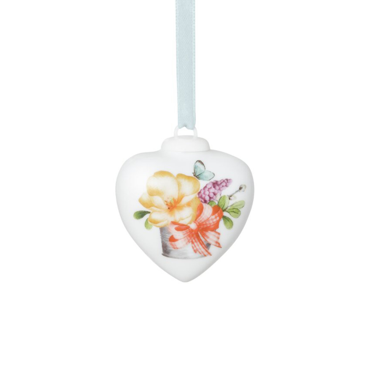 Hutschenreuther Frühlingsgrüße Porzellan-Mini-Herz Tulpe gelb im Geschenkkarton 4,5 cm Mini-Herz Frühlingsgrüße 02256-727126-27840