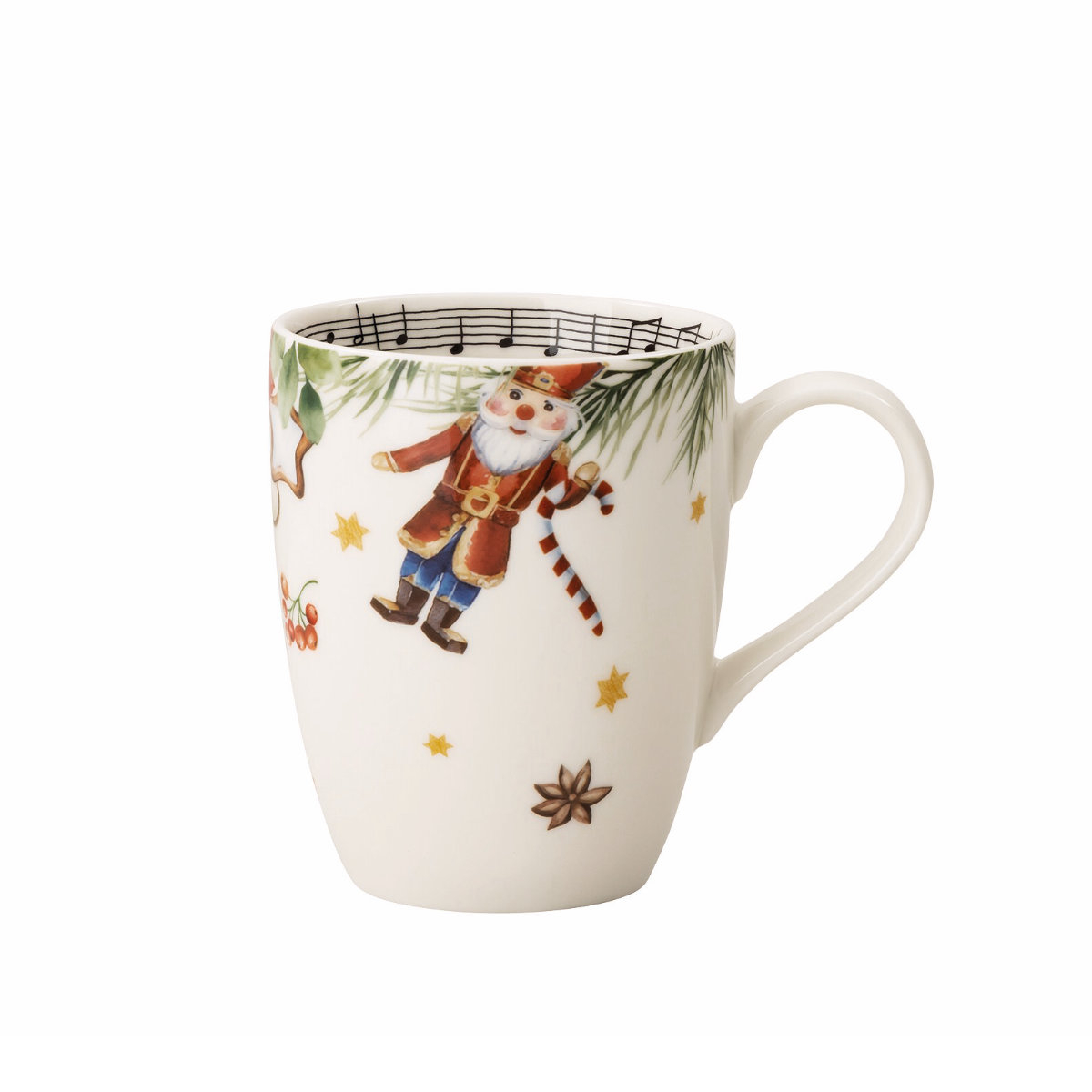 Hutschenreuther Sammelserie Weihnachtslied 2026 Becher mit Henkel 0,36 L Morgen, Kinder...