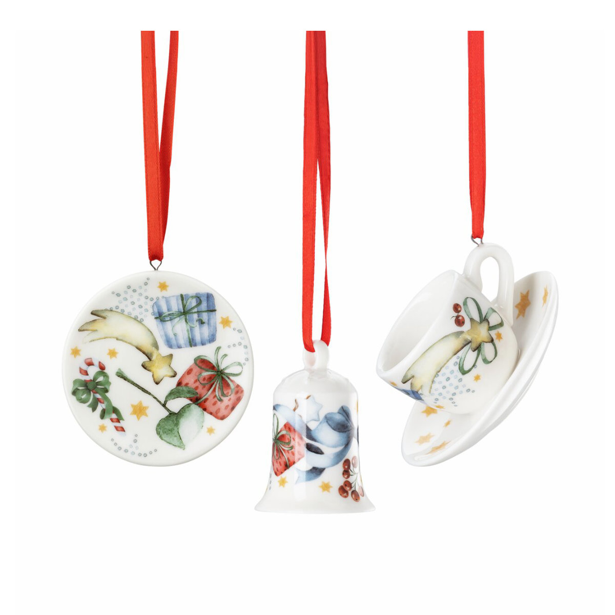 Hutschenreuther Sammelserie Weihnachtslied Mini-Tasse Set 3-tlg. Alle Jahre wieder