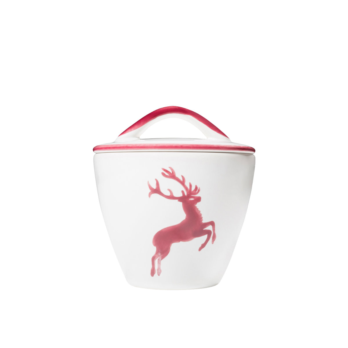 Gmundner керамика Roter Hirsch Сахарница Gourmet d: 9 cm / h: 10,5 cm