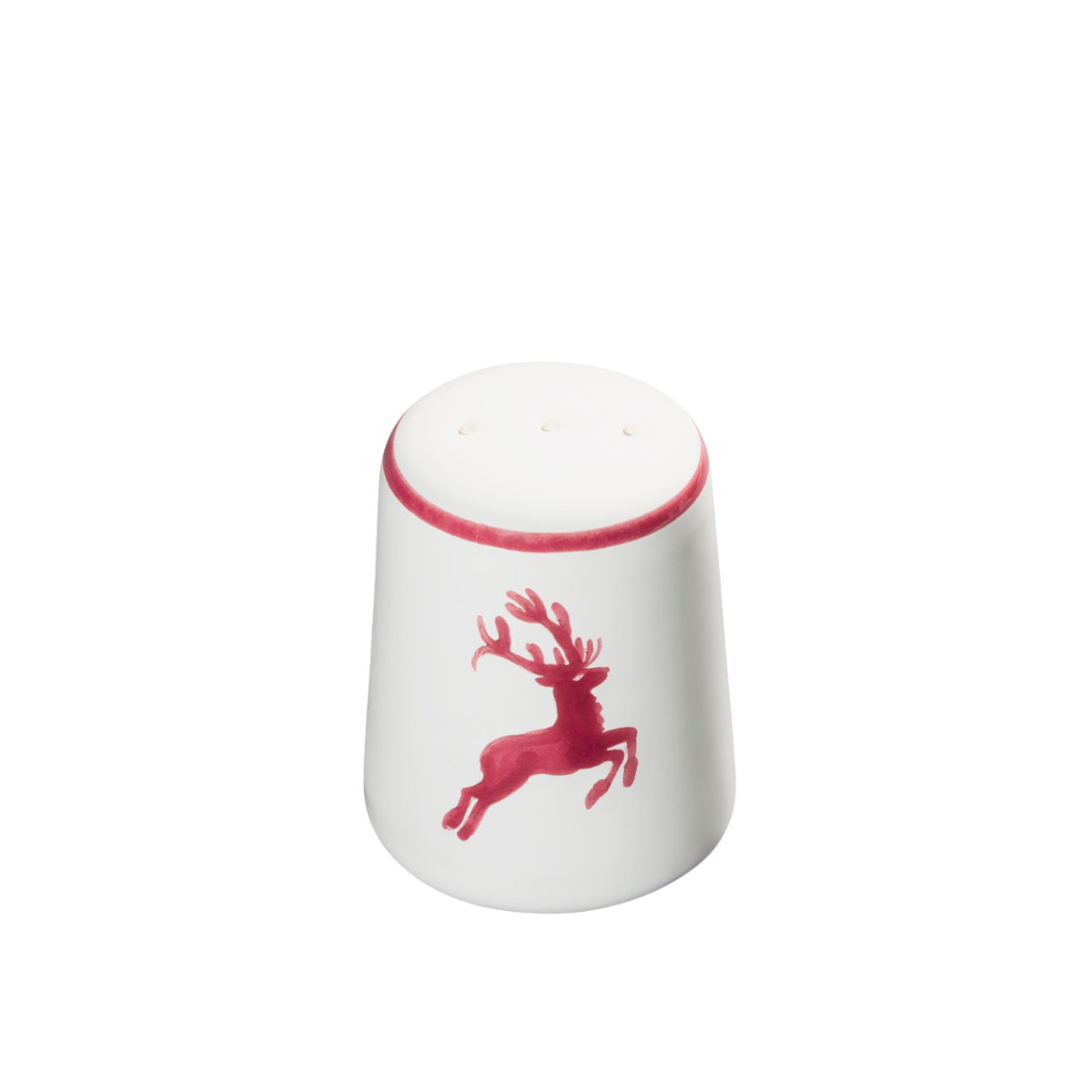 Gmundner Keramik Roter Hirsch Smooth pepper shaker h: 5.8 cm