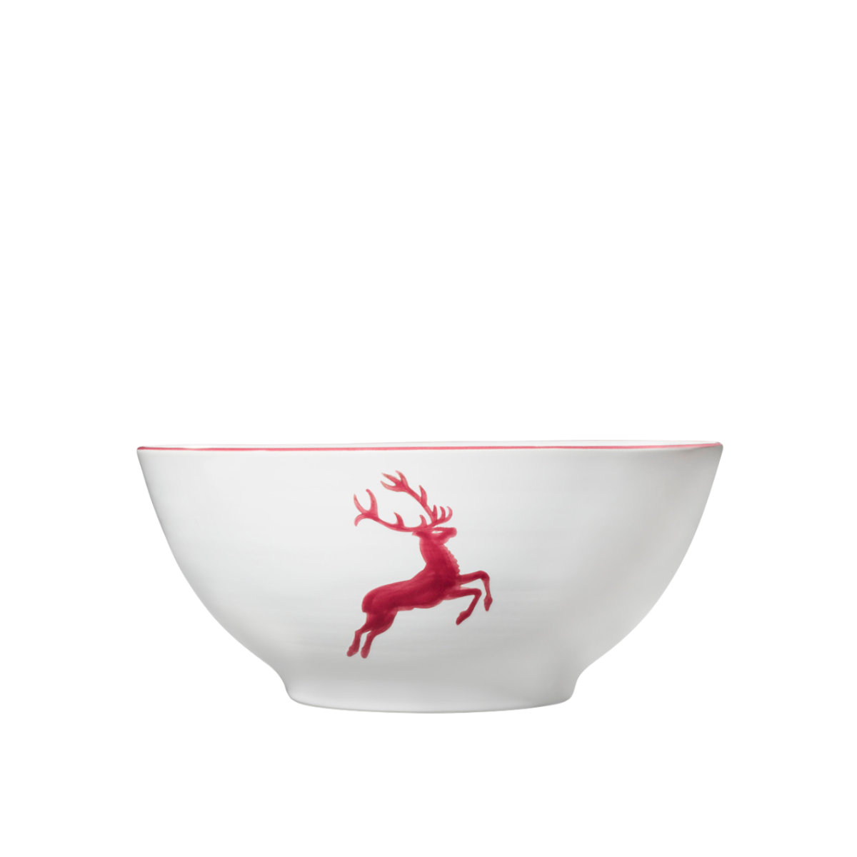 Gmundner Keramik Roter Hirsch Bowl d: 23 cm / 1.5 L
