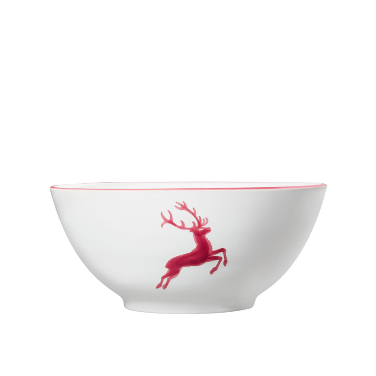 Gmundner Keramik Roter Hirsch Bowl d: 27 cm / 2,5 L