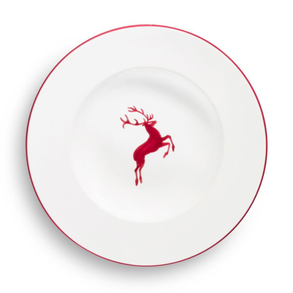 Gmundner керамика Roter Hirsch Тарелка для пасты Gourmet d: 29 cm / h: 4,5 cm