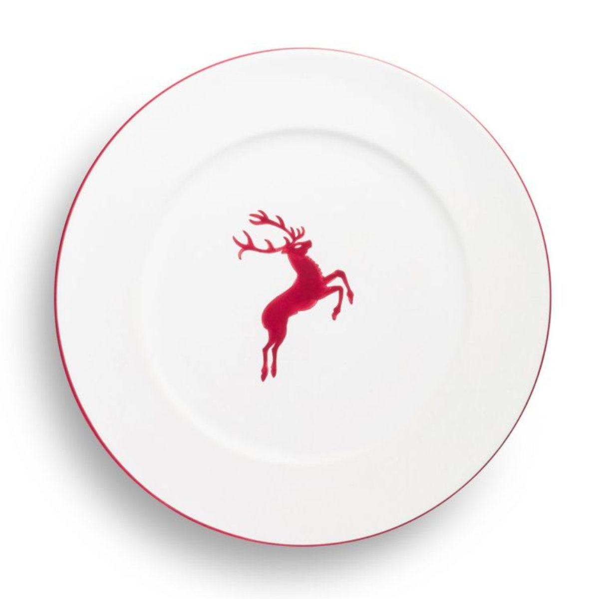 Gmundner Keramik Roter Hirsch Gourmet dinner plate d: 29 cm / h: 2.2 cm