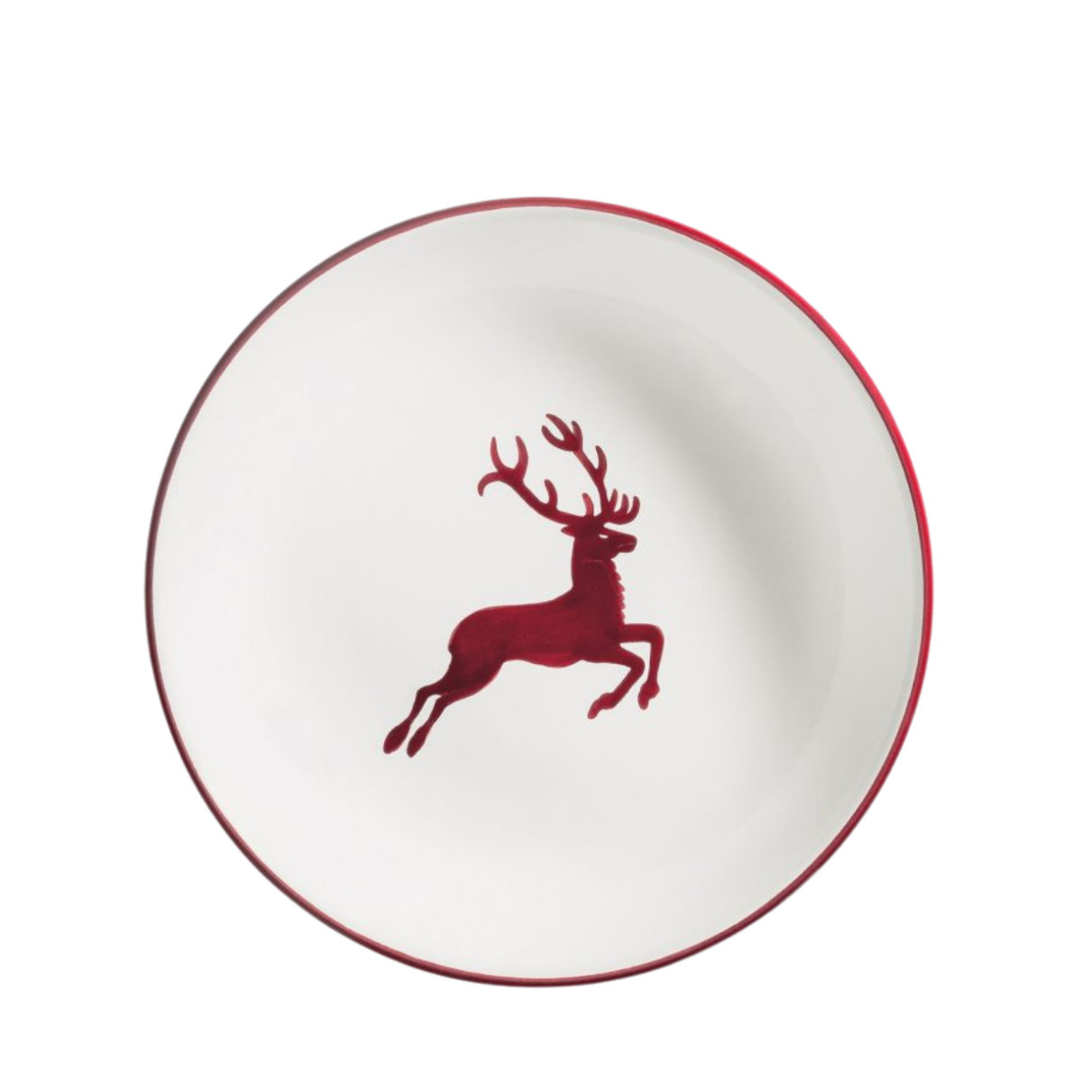 Gmundner керамика Roter Hirsch Суповая тарелка Cup d: 20 cm / h: 4,4 cm