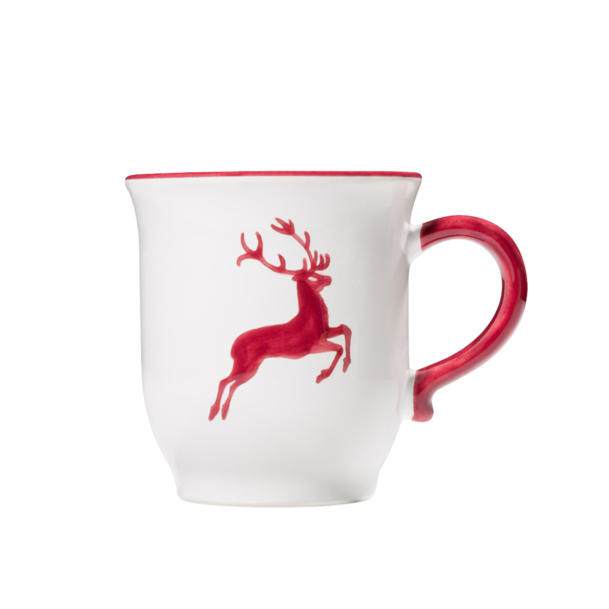 Gmundner Keramik Roter Hirsch Chocolate cup / Chocolate mug 0.3 L / h: 9.9 cm