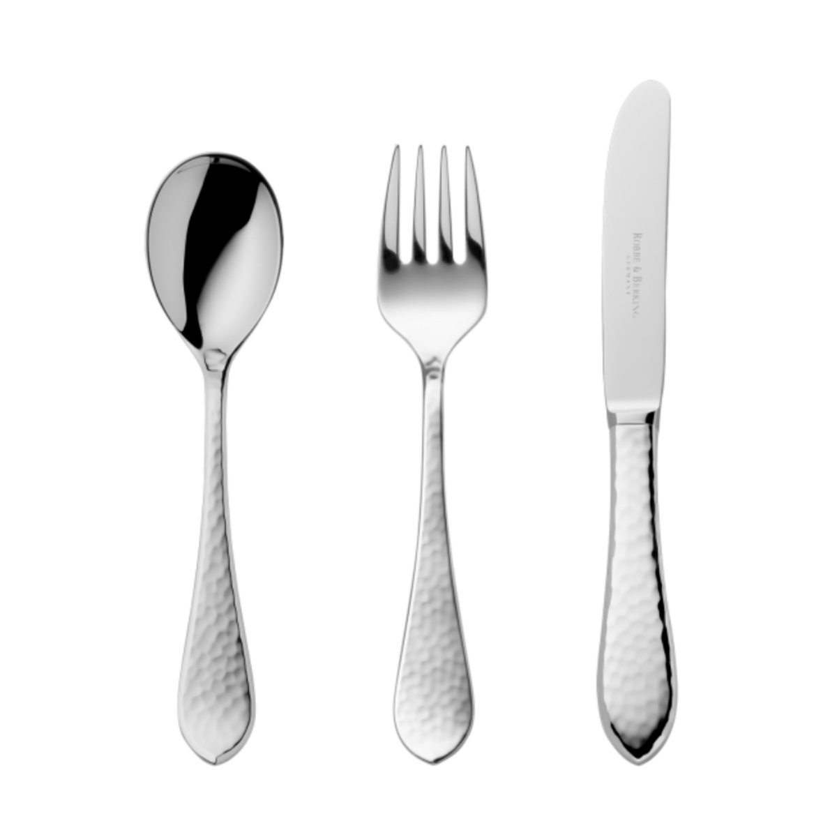 Robbe & Berking Martele 925 Sterling Silber Children's cutlery 3-piece