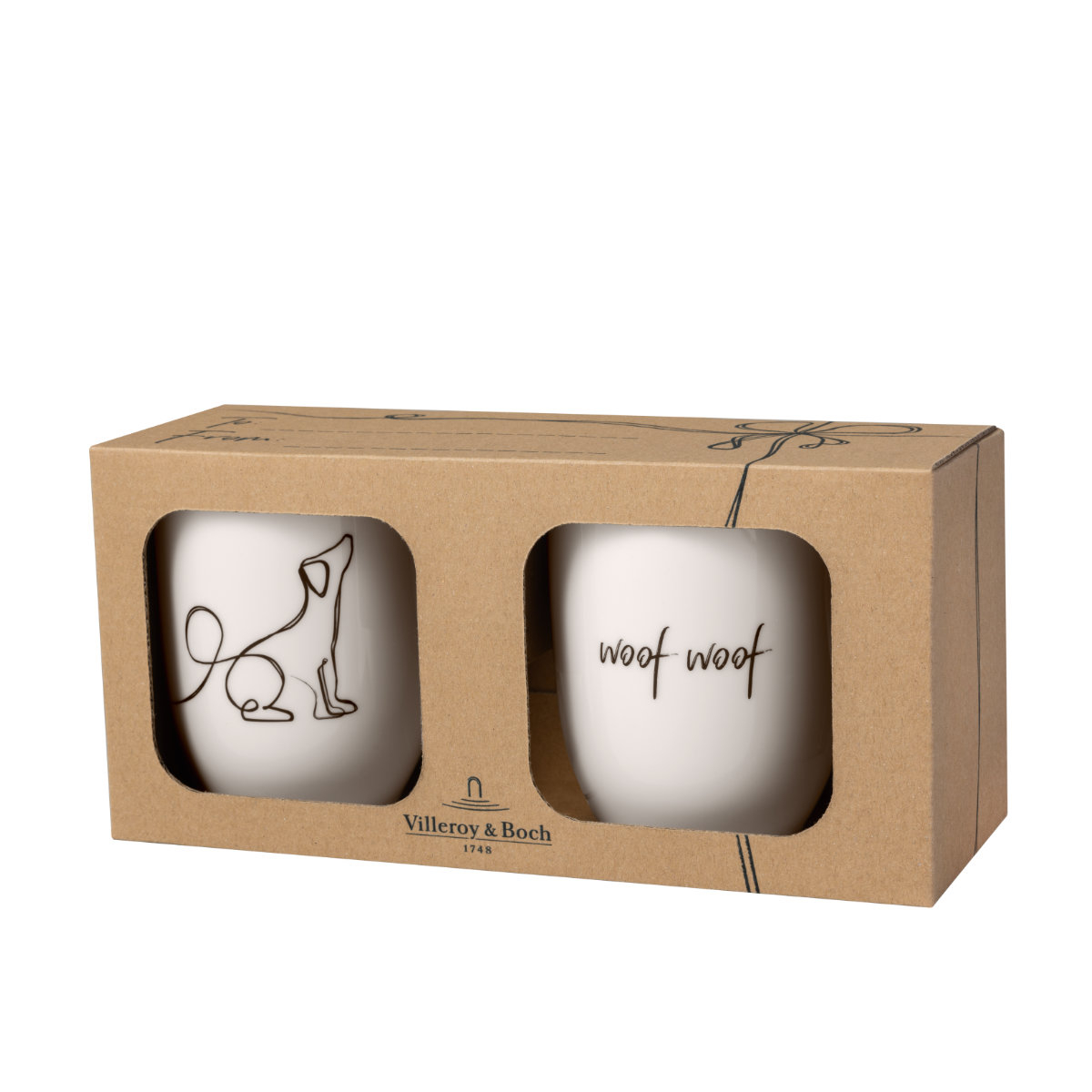 Villeroy & Boch Statement Becher mit Henkel - Dog Set 2-tlg. 0,29 L Statement 1016218408