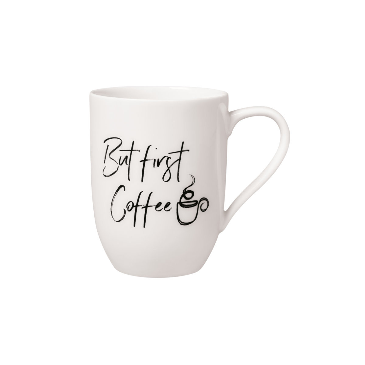 Villeroy & Boch Statement  Becher mit Henkel - But first Coffee 0,28 L