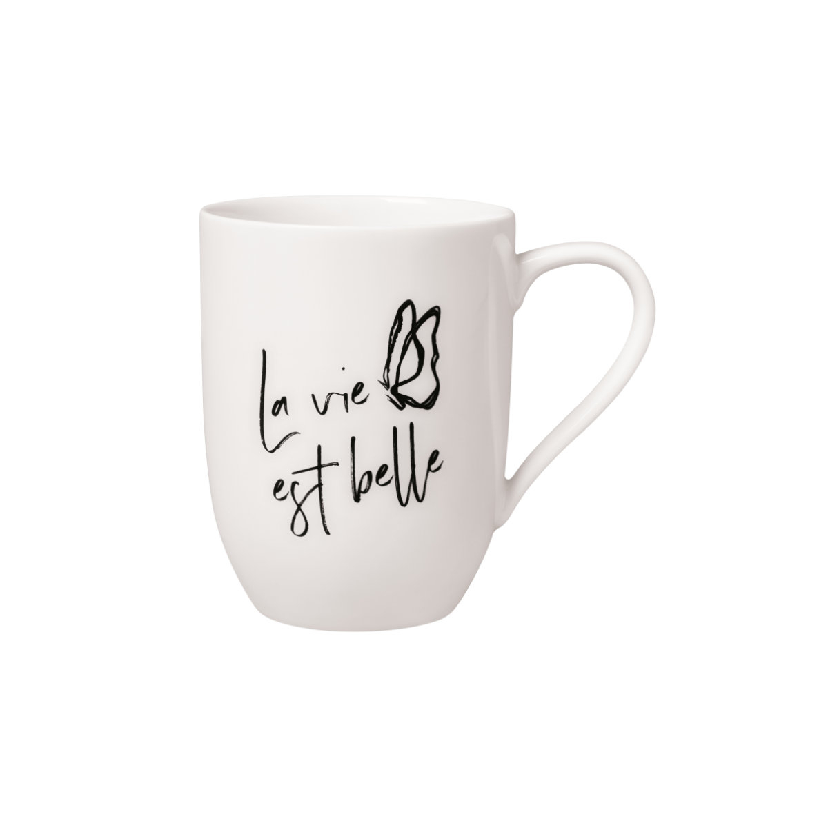 Villeroy & Boch Statement Becher mit Henkel - La vie est belle 0,28 L Statement 1016219673