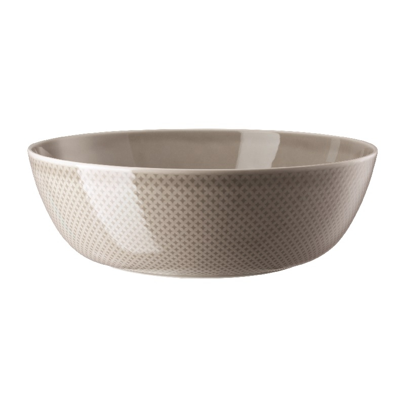 Rosenthal Junto Pearl Grey - Porzellan Bowl 33 cm / 5.50 L