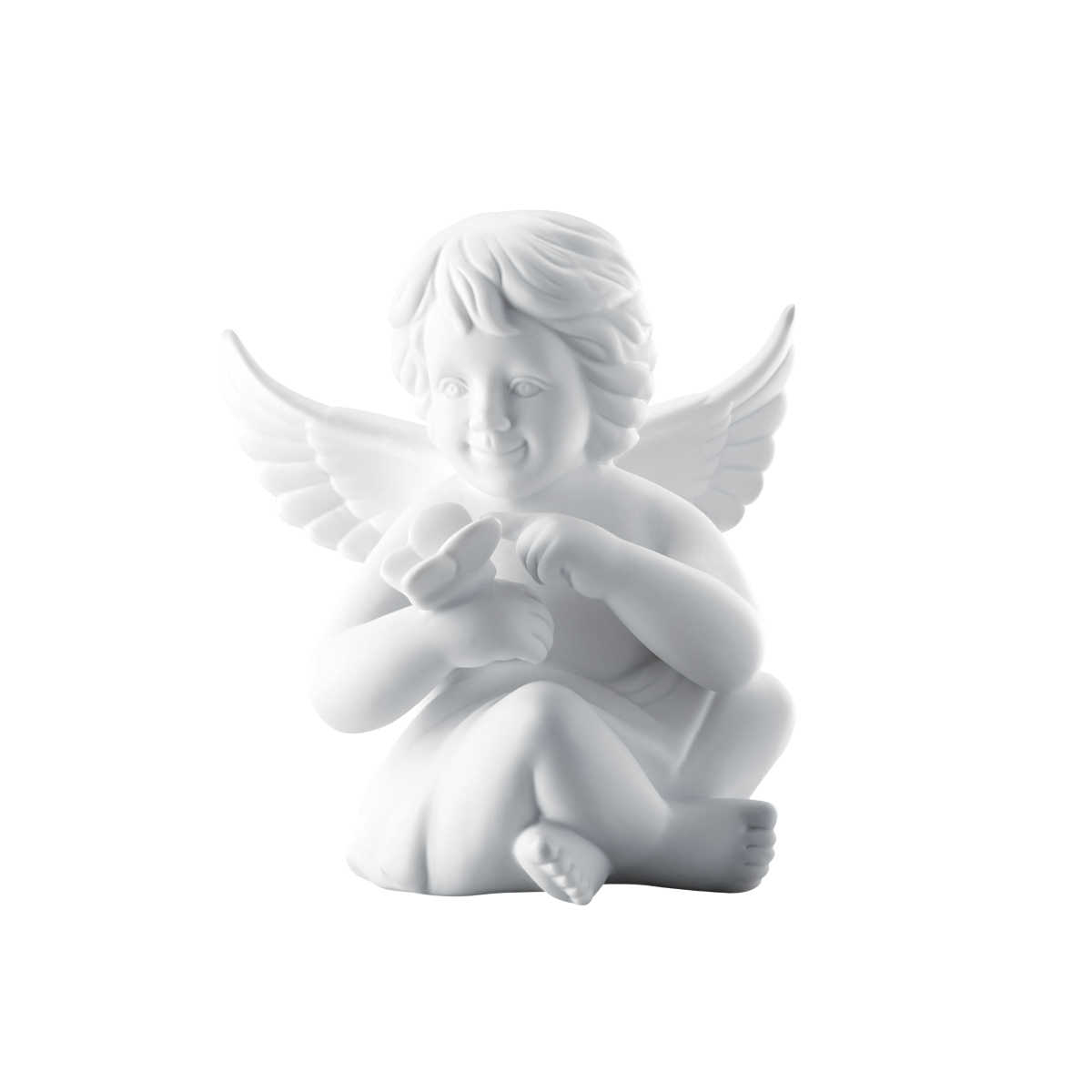 Rosenthal Engel Angel with large white matte butterfly 14 cm