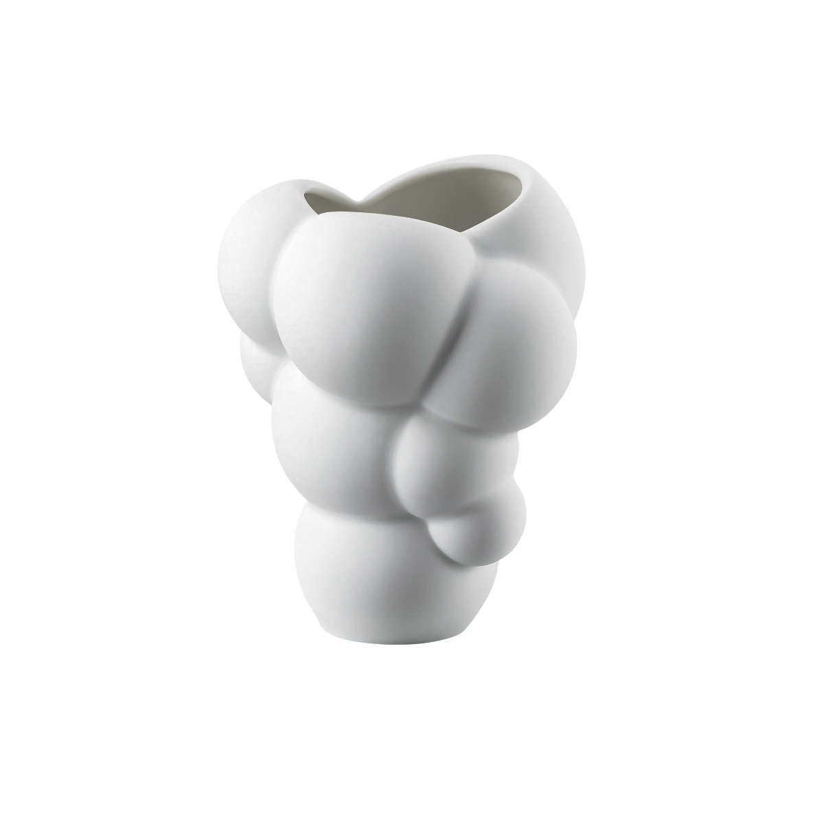 Rosenthal Miniaturvasen Vase Skum weiß matt 10 cm Miniaturvasen 14621-100102-26010