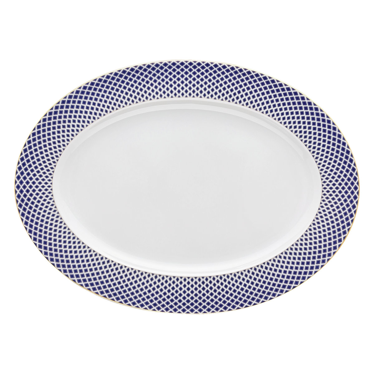 Rosenthal Francis Carreau Bleu Plate 40x29,5 cm