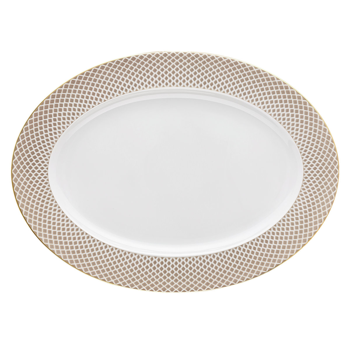 Rosenthal Francis Carreau Beige Plate 40x29,5 cm