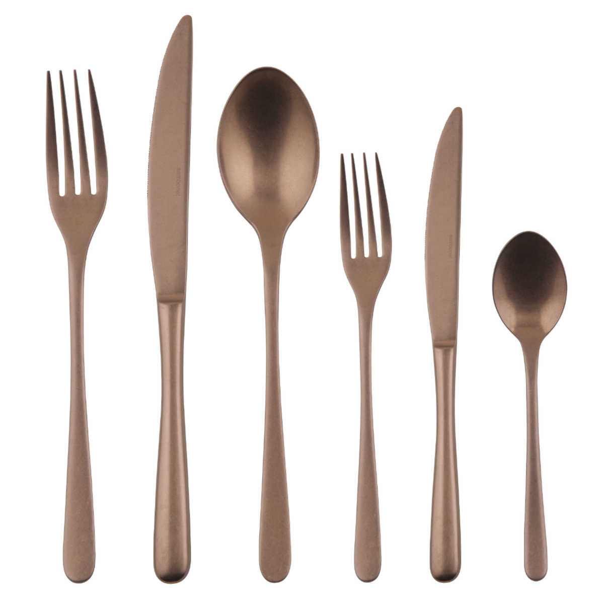Sambonet Taste Vintage - Edelstahl / PVD Kupfer 36-piece cutlery set. Full tang / Monoblock