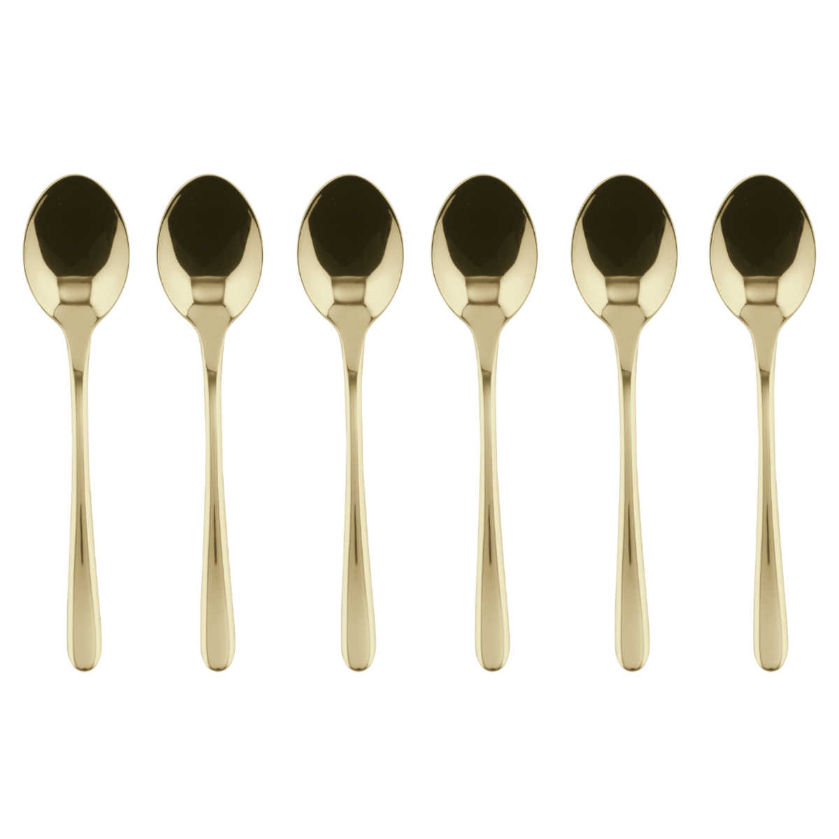 Sambonet Taste - Edelstahl / PVD Champagner Set of 6 coffee spoons