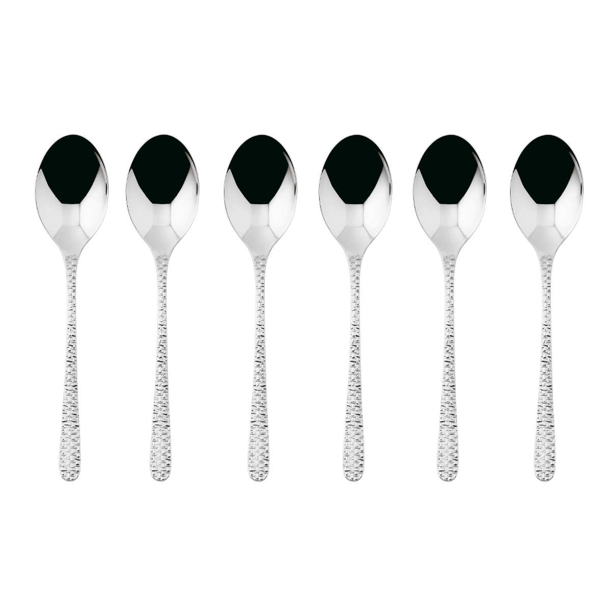Sambonet Venezia Edelstahl 18/10 Set of 6 coffee spoons
