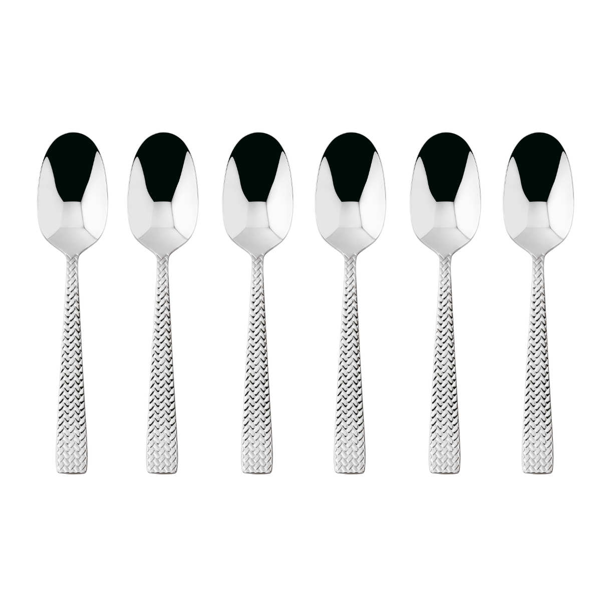 Sambonet Cortina Edelstahl 18/10 Set of 6 coffee spoons